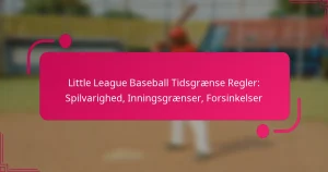 Little League Baseball Tidsgrænse Regler: Spilvarighed, Inningsgrænser, Forsinkelser